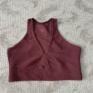 EUC Womens BBB Booty by Brabants Croco Skin Curvy Top in Mahogany OS